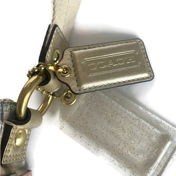 *Like New* COACH Plaid Handbag+ Wristlet - Picture 12 of 16